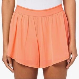 NWT Reebok Team Knit Shorts in Supercharged Coral Women's Large